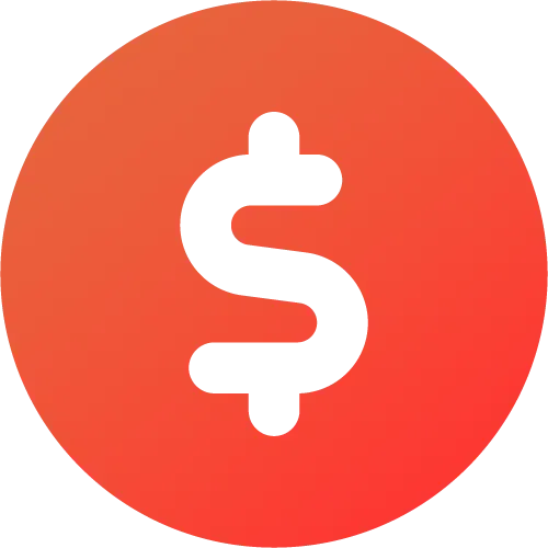 circle dollar icon